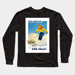 Sun Valley - Vintage Travel Long Sleeve T-Shirt